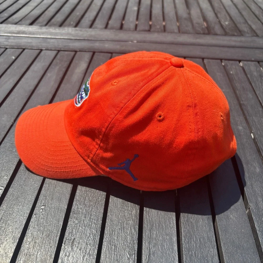 Jordan Brand Hat Mens OSFM Orange Excellent Florida Gators Jumpman Cap